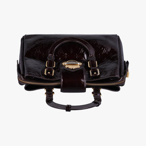 Pre-owned Louis Vuitton Melrose Avenue AMARANTE Vernis M93757 handbag | stylenewstar