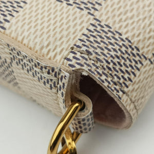 Pre-owned Louis Vuitton Pochette Felicie Azur Damier Canvas N63106 shoulderbag | stylenewstar