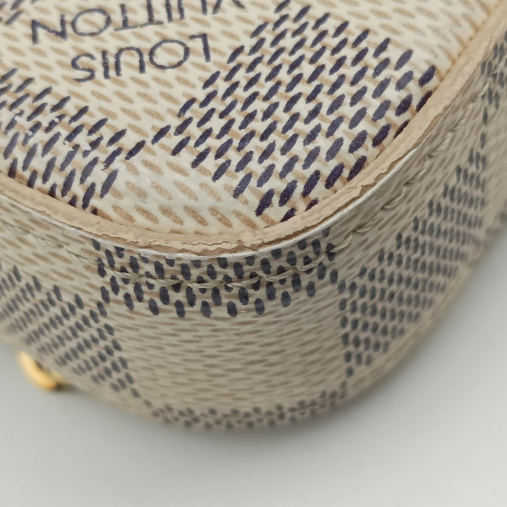 Pre-owned Louis Vuitton Pochette Felicie Azur Damier Canvas N63106 shoulderbag | stylenewstar