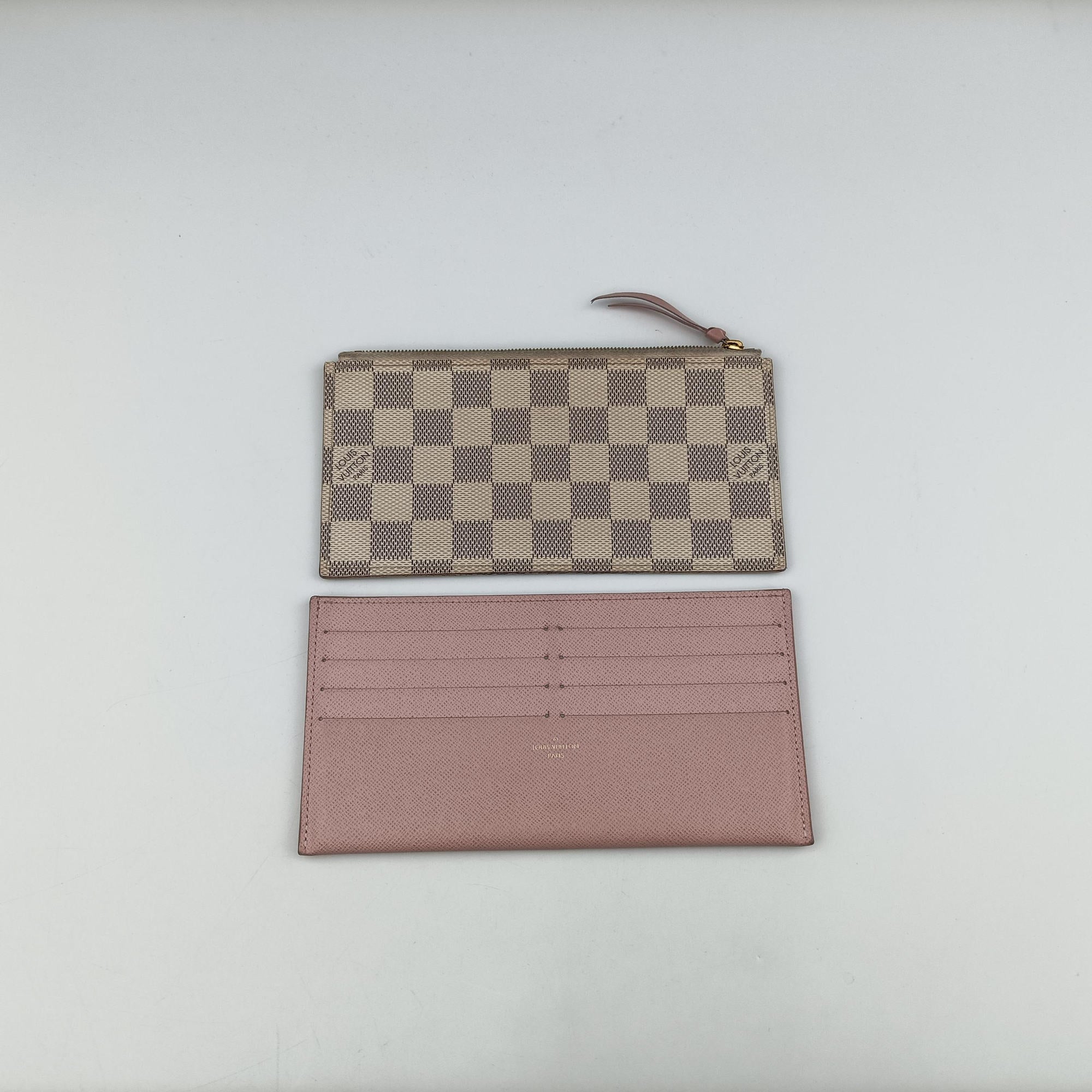 Pre-owned Louis Vuitton Pochette Felicie Azur Damier Canvas N63106 shoulderbag | stylenewstar