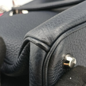 Pre-owned Christian Dior Diorissimo Black Leather  shoulderbag | stylenewstar