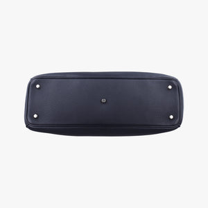Pre-owned Christian Dior Diorissimo Black Leather  shoulderbag | stylenewstar