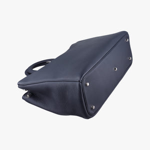 Pre-owned Christian Dior Diorissimo Black Leather  shoulderbag | stylenewstar