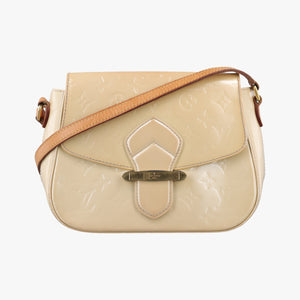 Pre-owned Louis Vuitton Bellflower PM Beige Vernis M91731 shoulderbag | stylenewstar