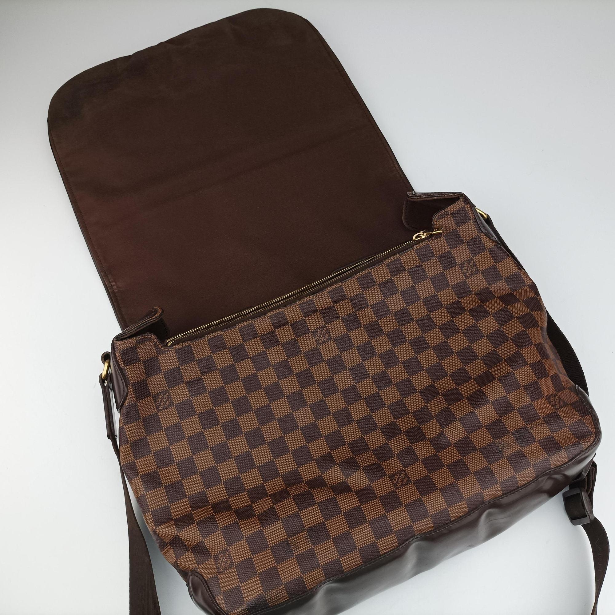 Pre-owned Louis Vuitton SPENCER EBENE Damier　Canvas N58021 shoulderbag | stylenewstar