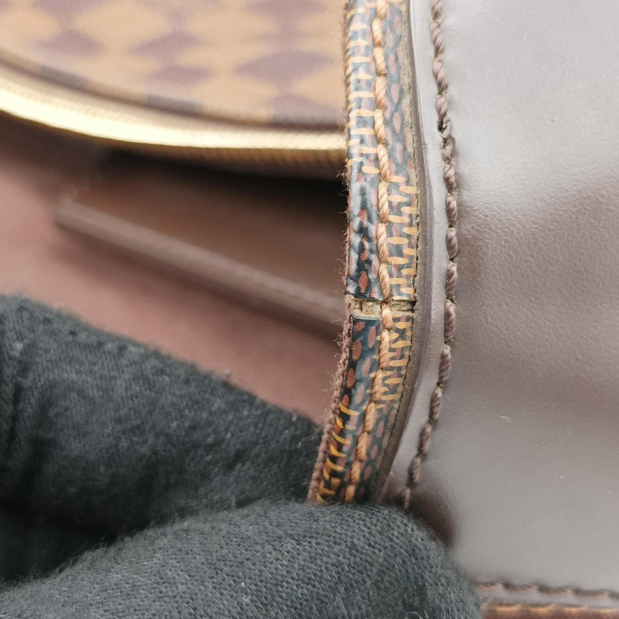 Pre-owned Louis Vuitton SPENCER EBENE Damier　Canvas N58021 shoulderbag | stylenewstar