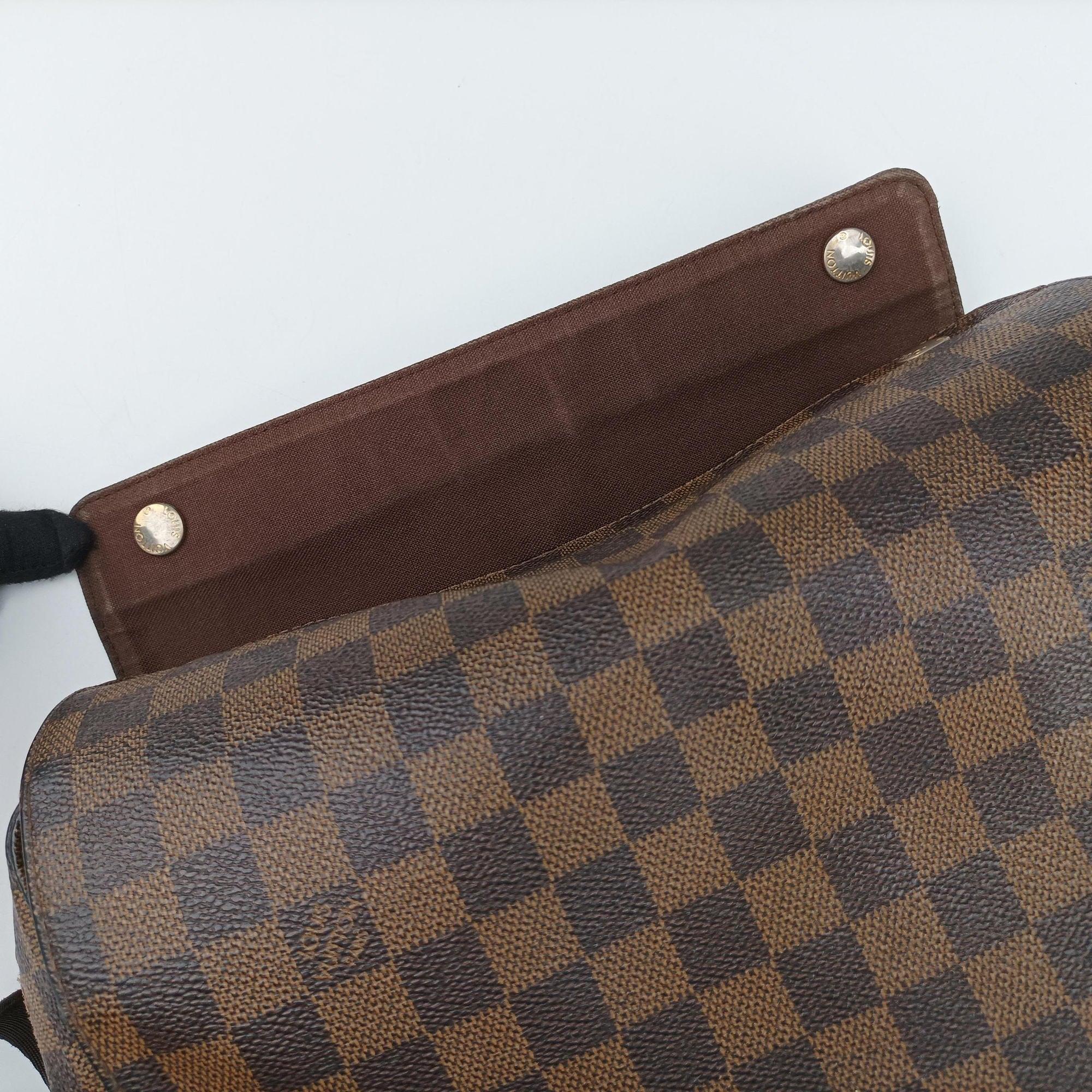 Pre-owned Louis Vuitton NAVIGLIO EBENE Damier Canvas N45255 shoulderbag | stylenewstar