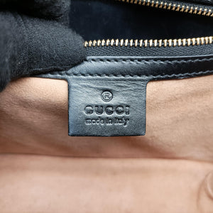Pre-owned Gucci Sylvie Black Leather 421882 shoulderbag | stylenewstar