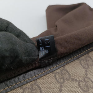 Pre-owned Gucci GG Plus Messenger Brown PVC coated canvas×Leather 201732 shoulderbag | stylenewstar