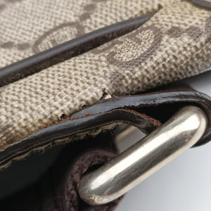 Pre-owned Gucci GG Plus Messenger Brown PVC coated canvas×Leather 201732 shoulderbag | stylenewstar