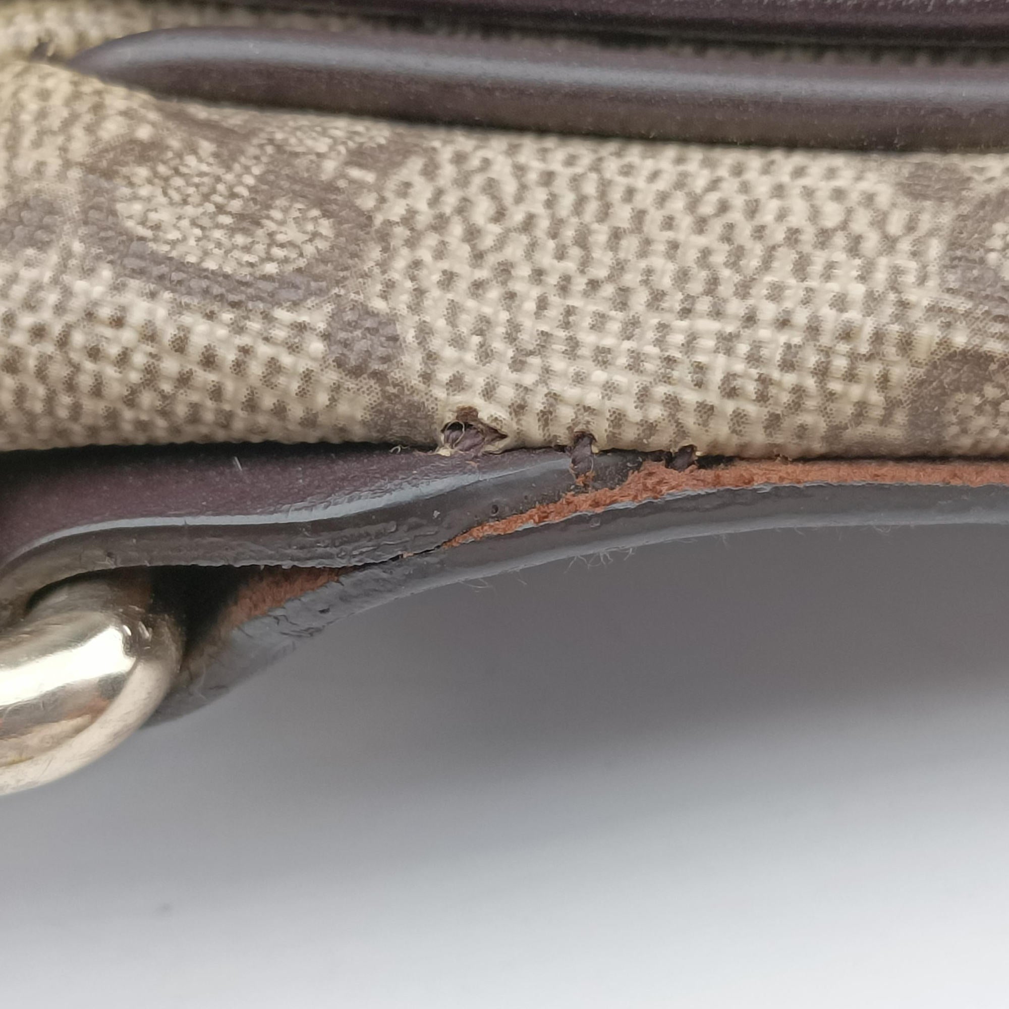 Pre-owned Gucci GG Plus Messenger Brown PVC coated canvas×Leather 201732 shoulderbag | stylenewstar