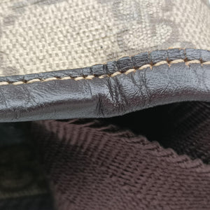 Pre-owned Gucci GG Plus Messenger Brown PVC coated canvas×Leather 201732 shoulderbag | stylenewstar