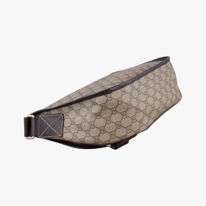 Pre-owned Gucci GG Plus Messenger Brown PVC coated canvas×Leather 201732 shoulderbag | stylenewstar