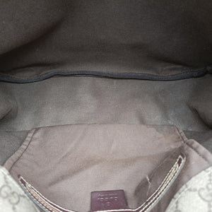 Pre-owned Gucci GG Plus Messenger Brown PVC coated canvas×Leather 201732 shoulderbag | stylenewstar