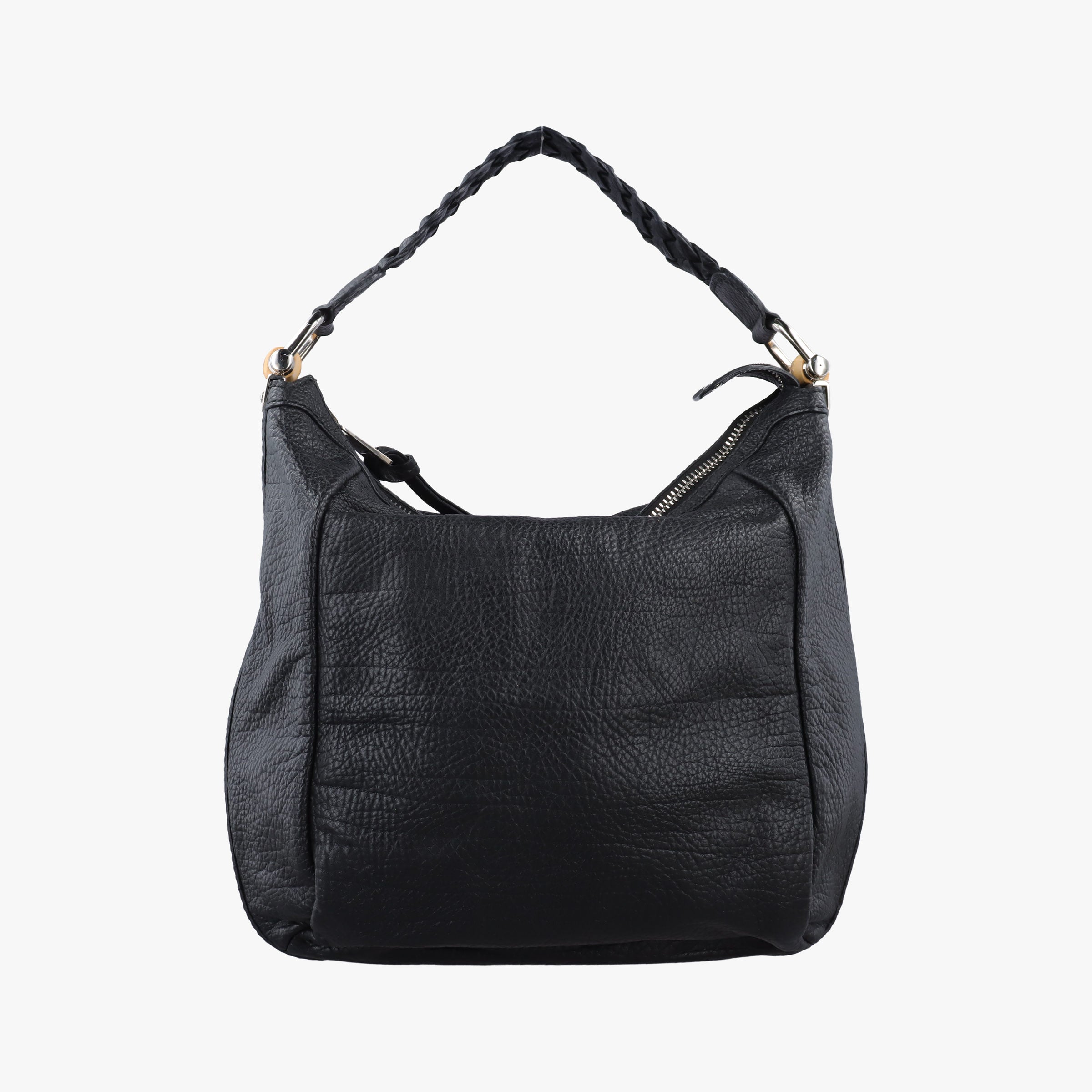 Secondhand Gucci Bamboo Bar Hobo Black Leather 257090 handbag | stylenewstar