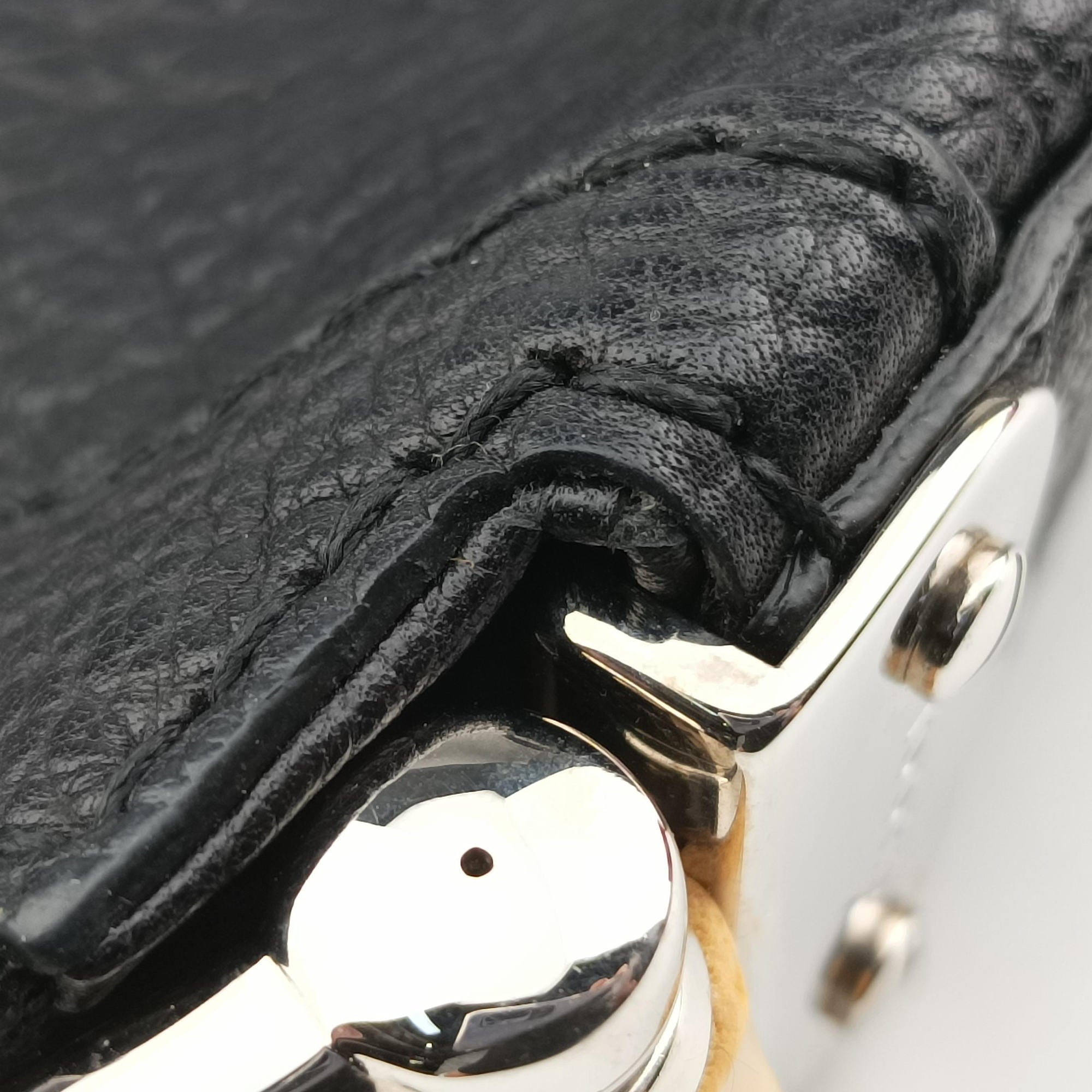 Secondhand Gucci Bamboo Bar Hobo Black Leather 257090 handbag | stylenewstar
