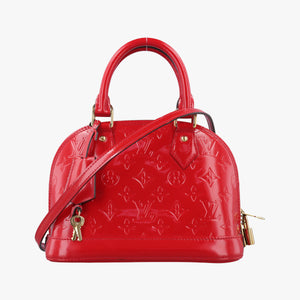Vintage Louis Vuitton Alma BB CERISE Vernis M90174 shoulderbag | stylenewstar
