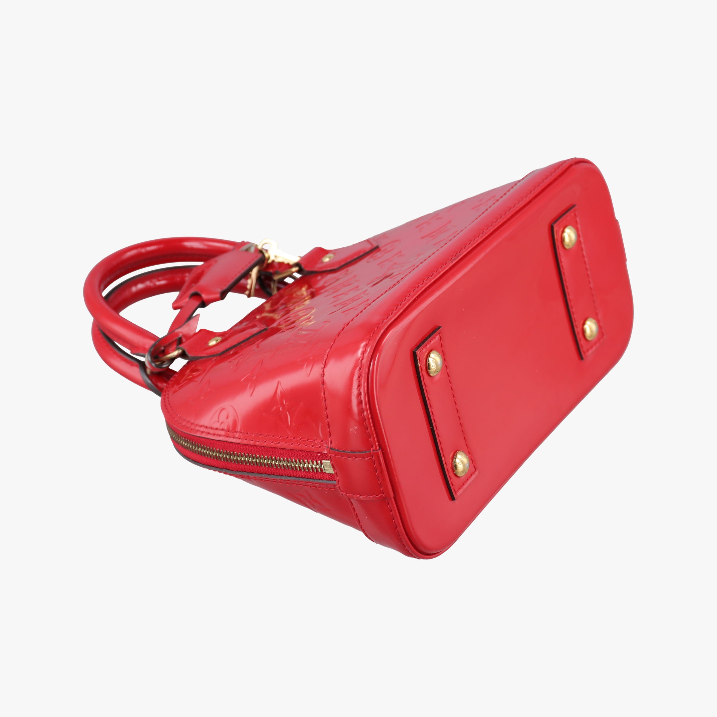 Vintage Louis Vuitton Alma BB CERISE Vernis M90174 shoulderbag | stylenewstar
