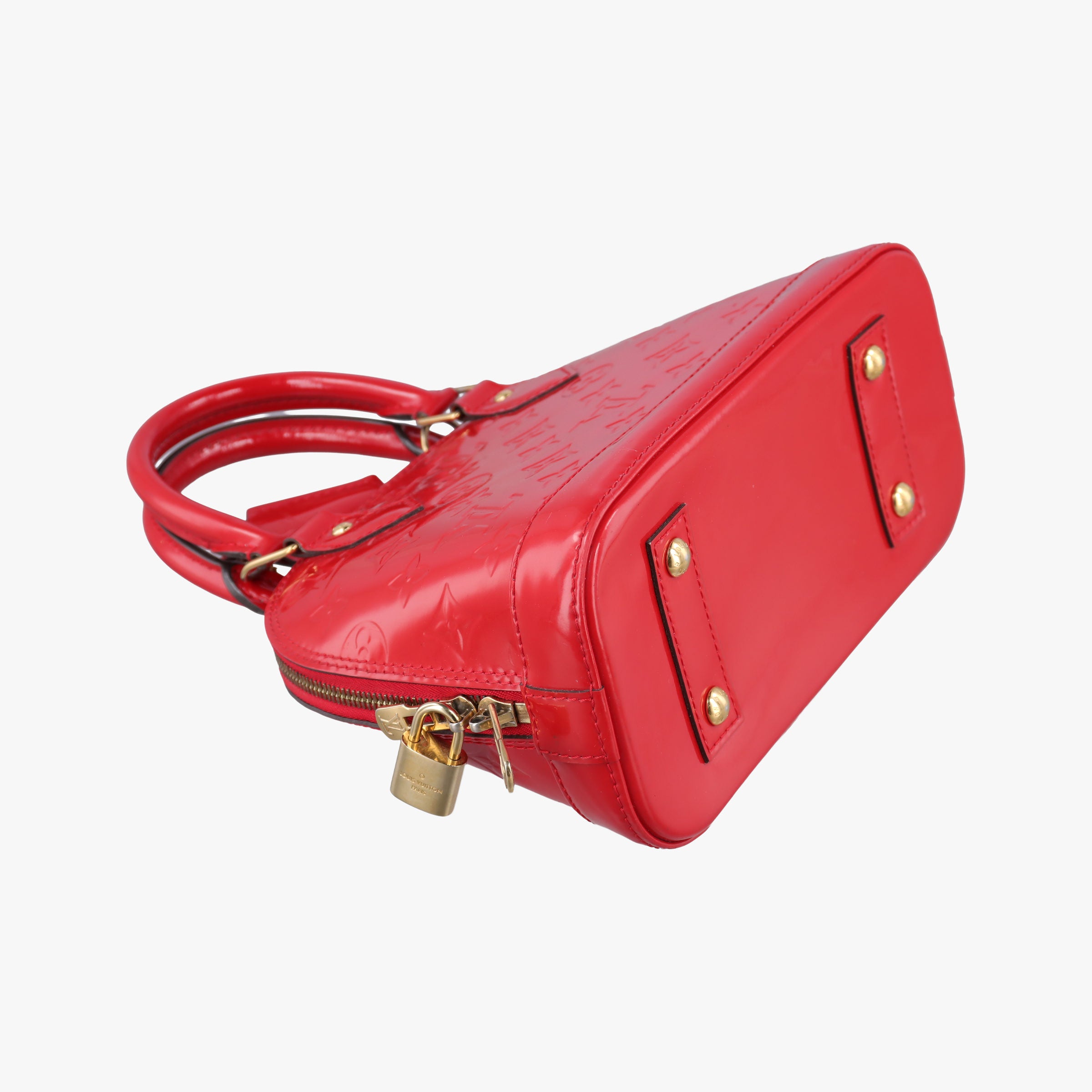 Vintage Louis Vuitton Alma BB CERISE Vernis M90174 shoulderbag | stylenewstar