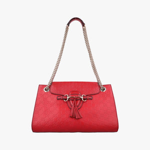 Secondhand Gucci Emily Red Leather 295403 shoulderbag | stylenewstar