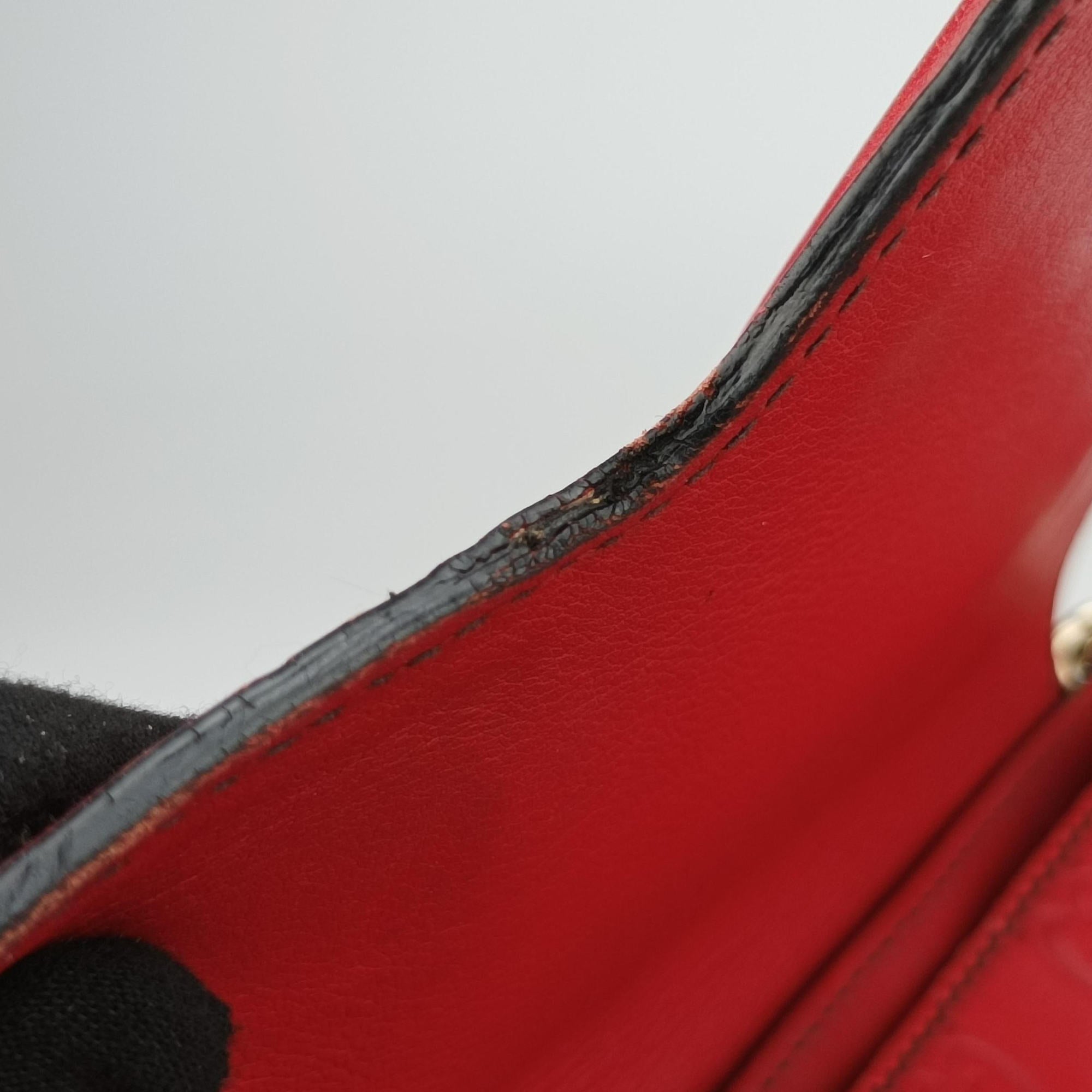 Secondhand Gucci Emily Red Leather 295403 shoulderbag | stylenewstar