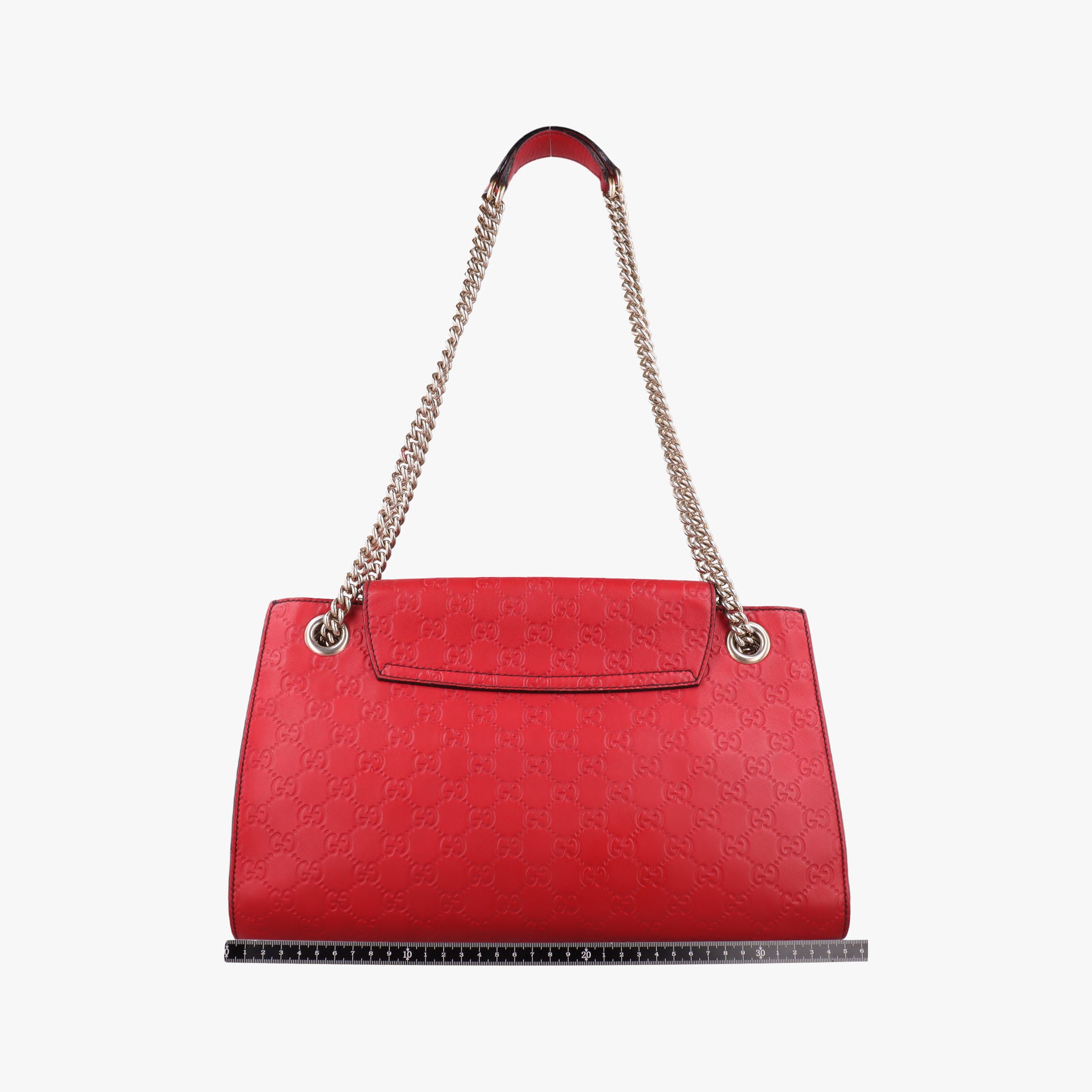 Secondhand Gucci Emily Red Leather 295403 shoulderbag | stylenewstar