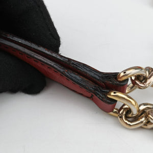 Secondhand Gucci Emily Red Leather 295403 shoulderbag | stylenewstar
