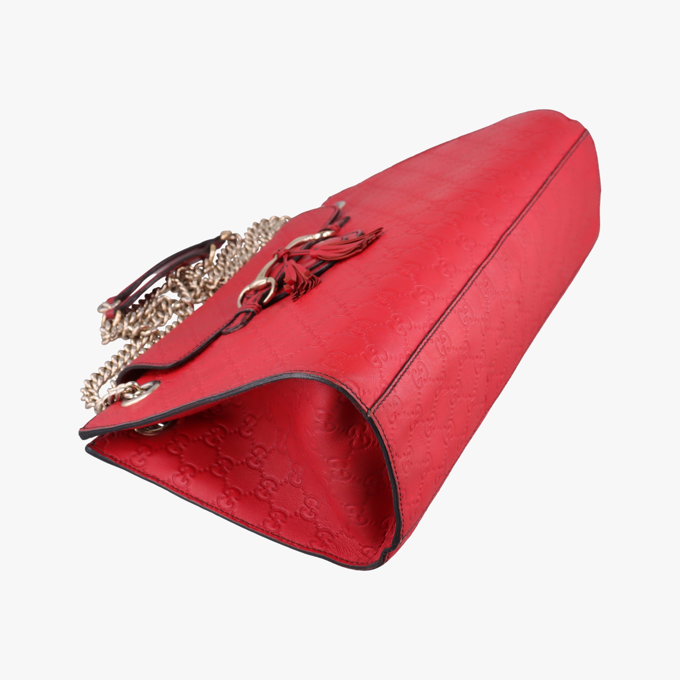 Secondhand Gucci Emily Red Leather 295403 shoulderbag | stylenewstar