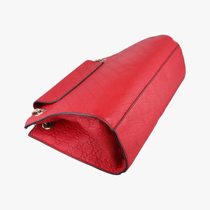 Secondhand Gucci Emily Red Leather 295403 shoulderbag | stylenewstar