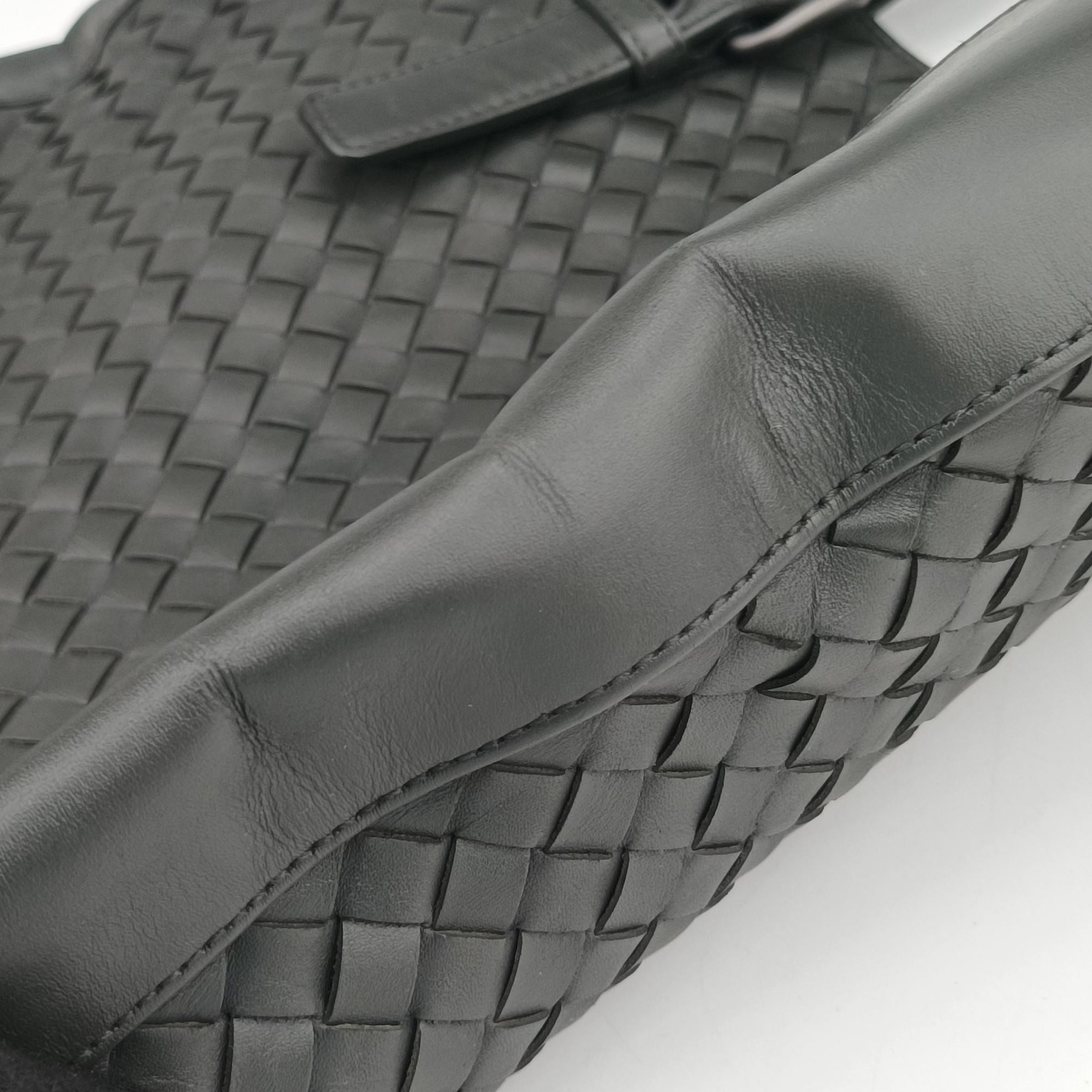 Secondhand Bottega Veneta Intrecciato Shopper Acatl Grey lambskin  shoulderbag | stylenewstar