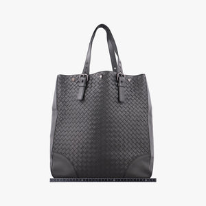 Secondhand Bottega Veneta Intrecciato Shopper Acatl Grey lambskin  shoulderbag | stylenewstar