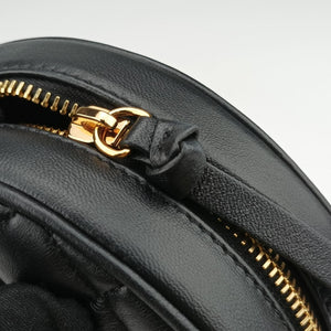 Pre-owned VERSACE Medusa Black Leather  shoulderbag | stylenewstar