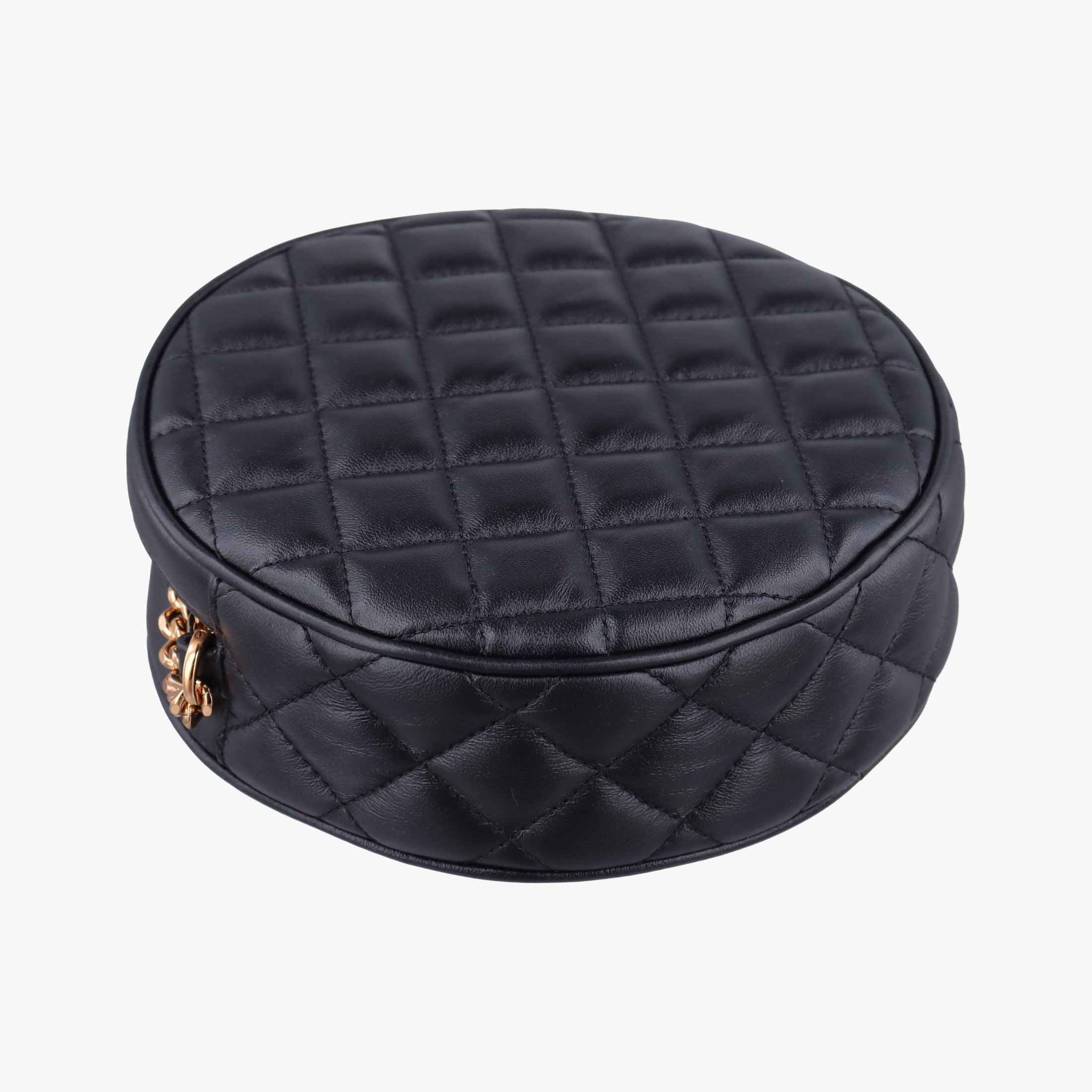 Pre-owned VERSACE Medusa Black Leather  shoulderbag | stylenewstar