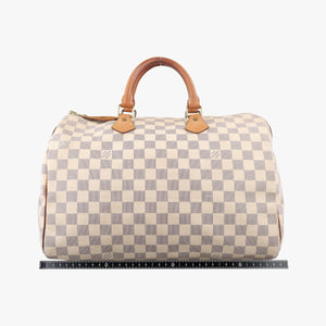 Pre-owned Louis Vuitton Speedy 35 Azur Damier Canvas N41535 handbag | stylenewstar
