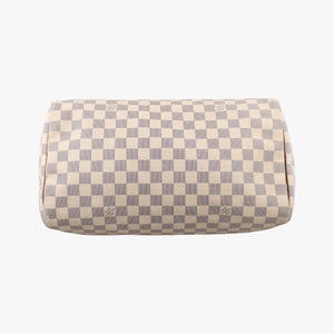 Pre-owned Louis Vuitton Speedy 35 Azur Damier Canvas N41535 handbag | stylenewstar