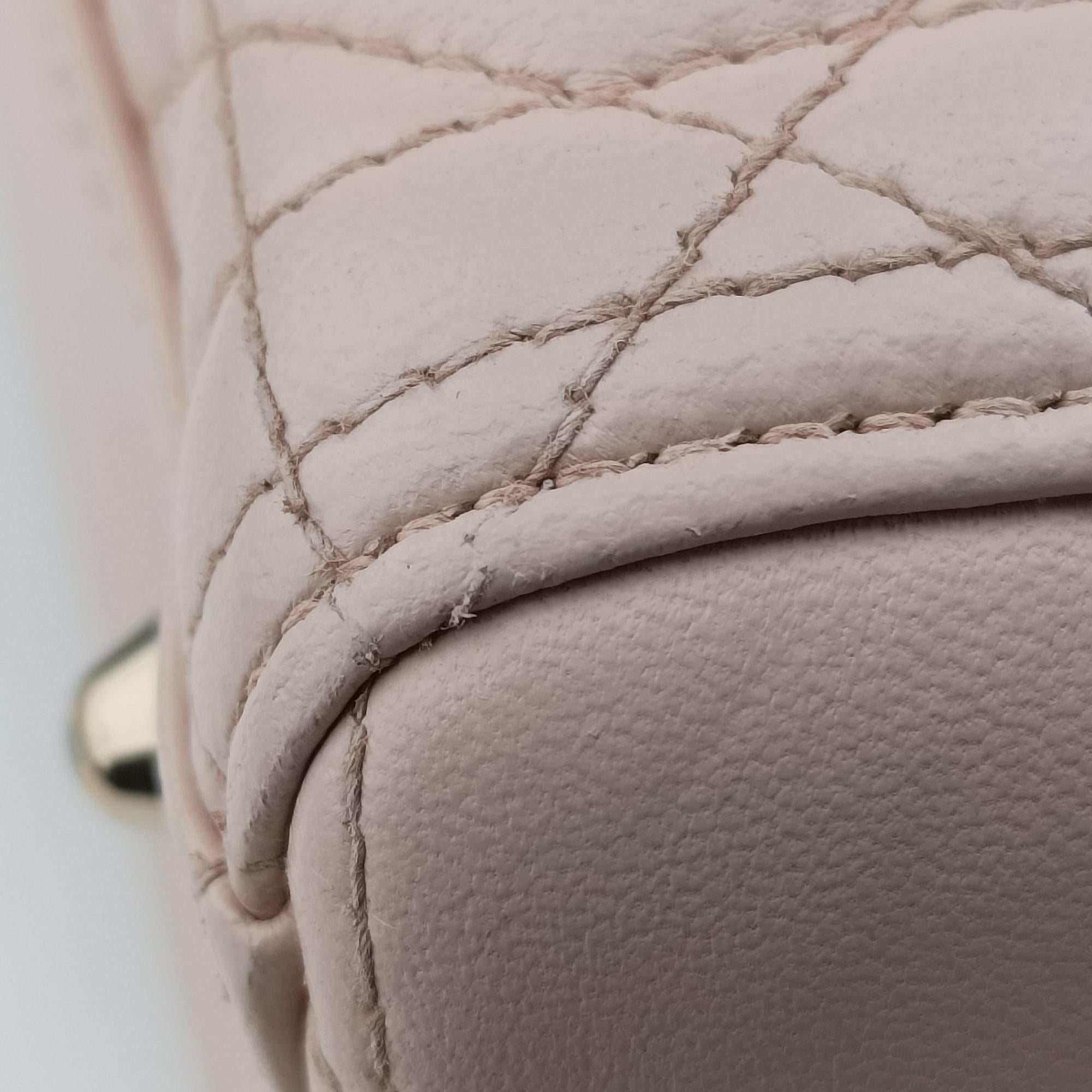 Vintage Christian Dior Lady Dior Pink lambskin  shoulderbag | stylenewstar
