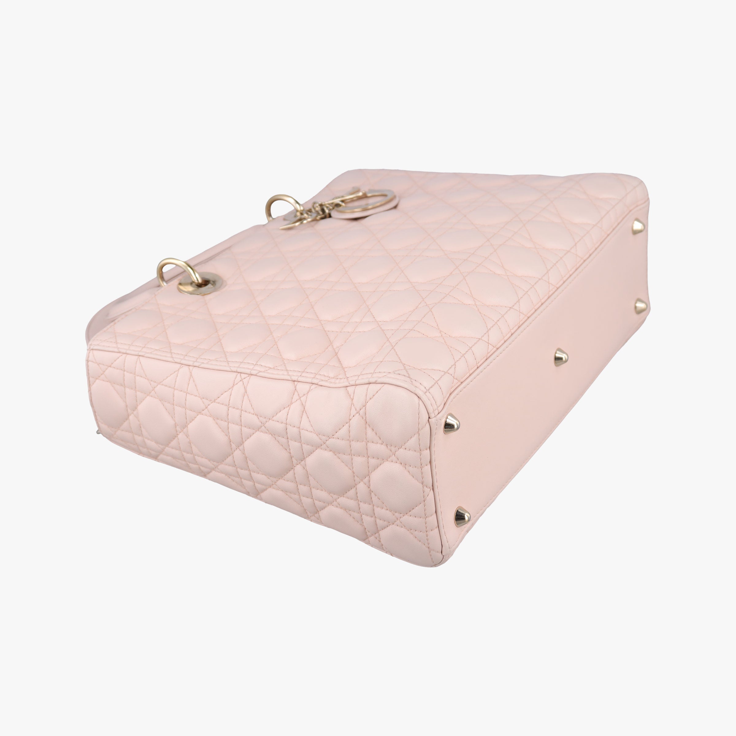 Vintage Christian Dior Lady Dior Pink lambskin  shoulderbag | stylenewstar