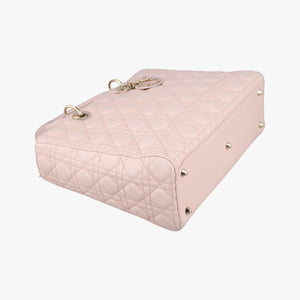 Vintage Christian Dior Lady Dior Pink lambskin  shoulderbag | stylenewstar