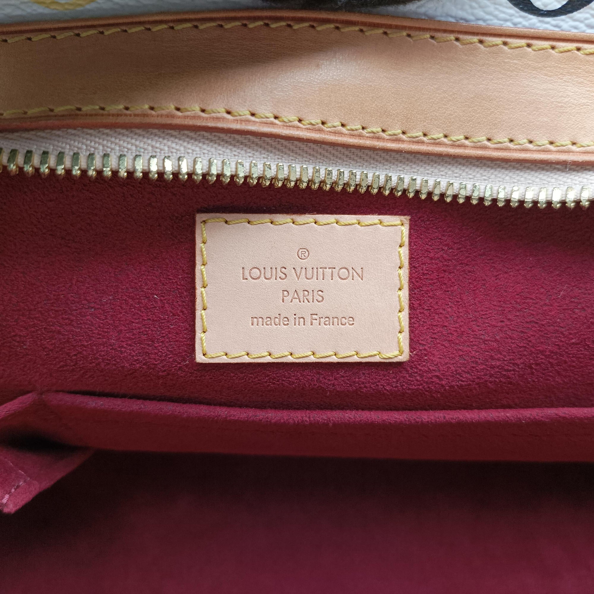 Pre-owned Louis Vuitton CLAUDIA white Monogram Multicolor M40193 handbag | stylenewstar