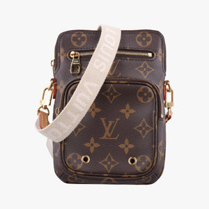 Secondhand Louis Vuitton Utility Phone Sleeve Brown Monogram Canvas M80746 shoulderbag | stylenewstar