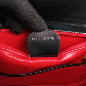 Pre-owned Gucci Bamboo Black Leather 000 20 shoulderbag | stylenewstar