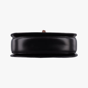 Pre-owned Gucci Bamboo Black Leather 000 20 shoulderbag | stylenewstar