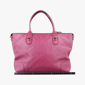 Pre-owned Gucci Guccissima Heart Bit Rose Leather 269957 shoulderbag | stylenewstar