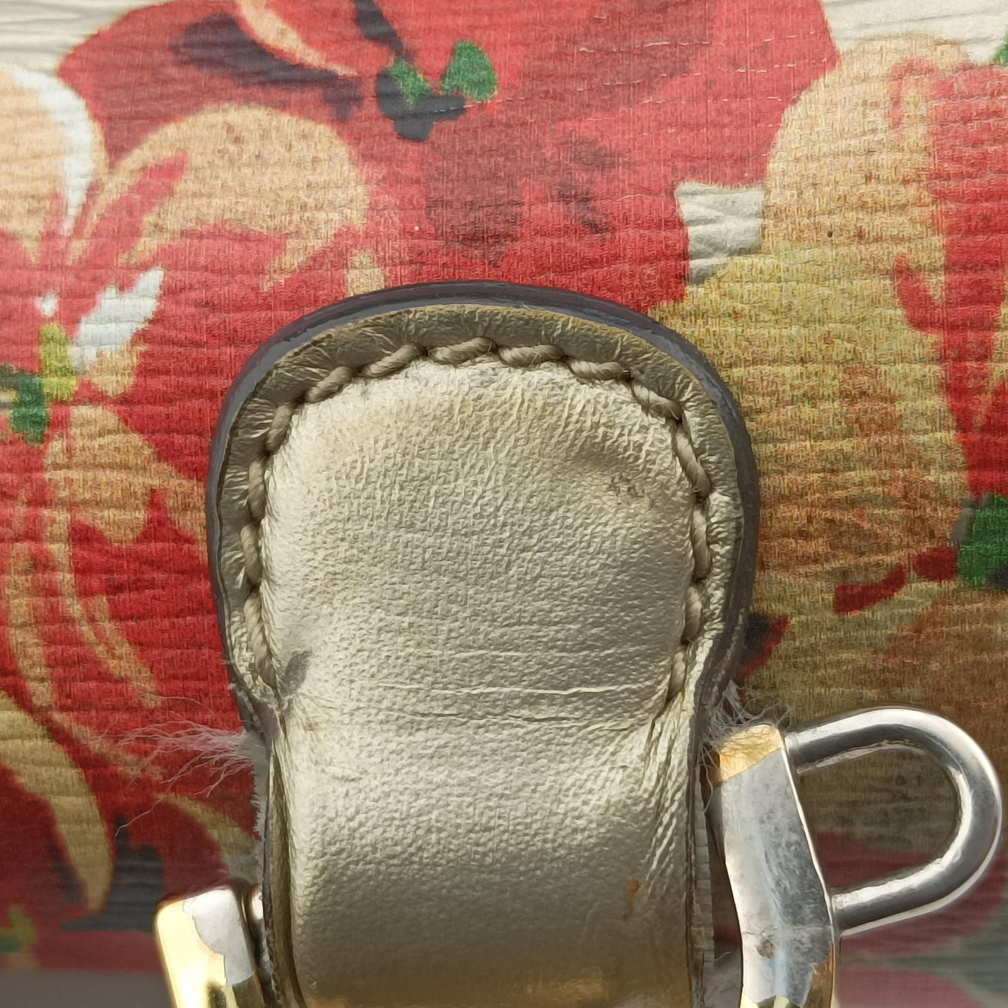 Pre-owned Gucci Bamboo Golden×Multicolour Leather 409398 shoulderbag | stylenewstar