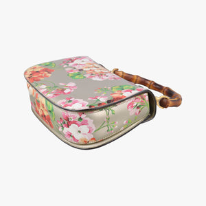 Pre-owned Gucci Bamboo Golden×Multicolour Leather 409398 shoulderbag | stylenewstar