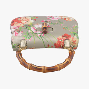 Pre-owned Gucci Bamboo Golden×Multicolour Leather 409398 shoulderbag | stylenewstar