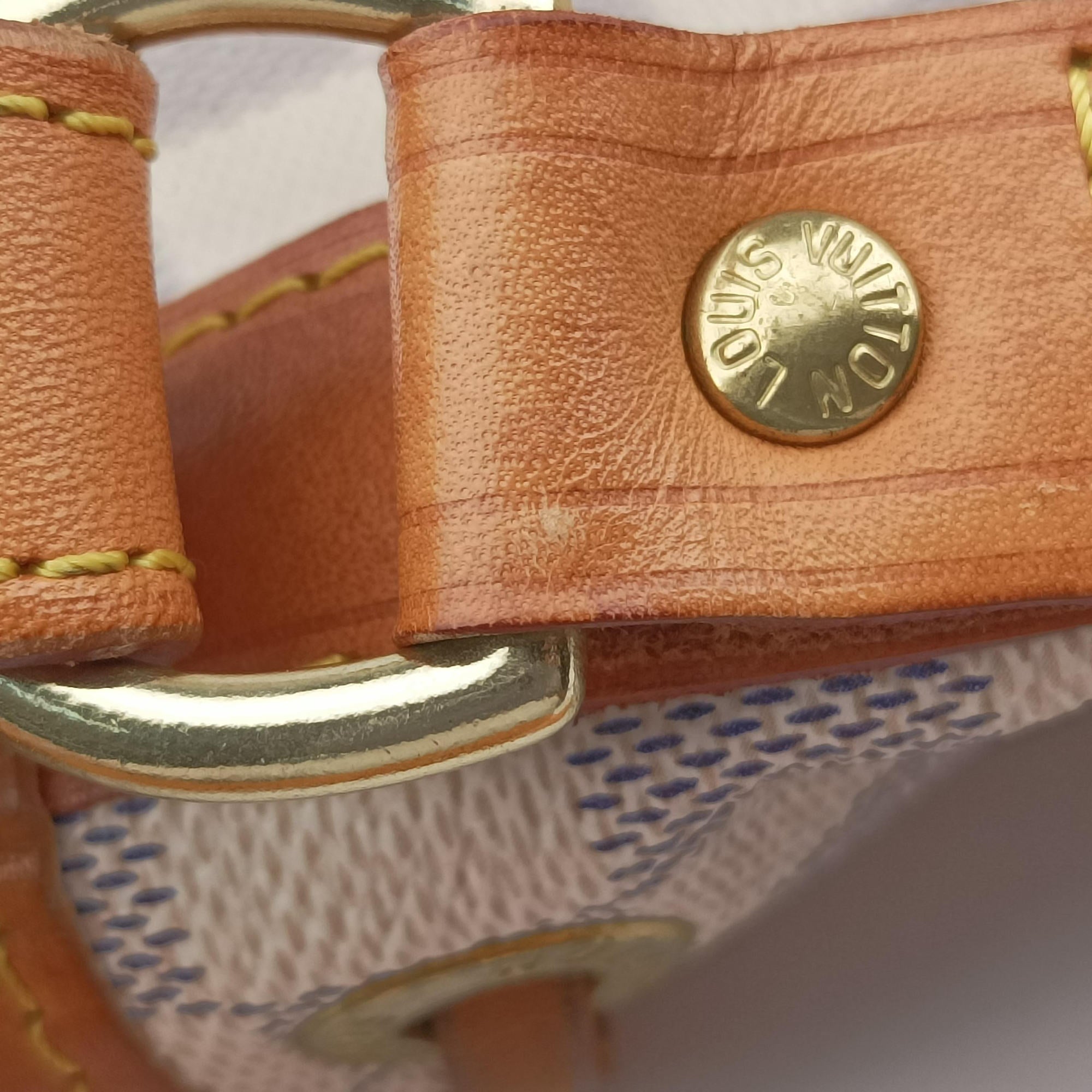 Secondhand Louis Vuitton Noe BB AZUR Damier Canvas N41220 shoulderbag | stylenewstar