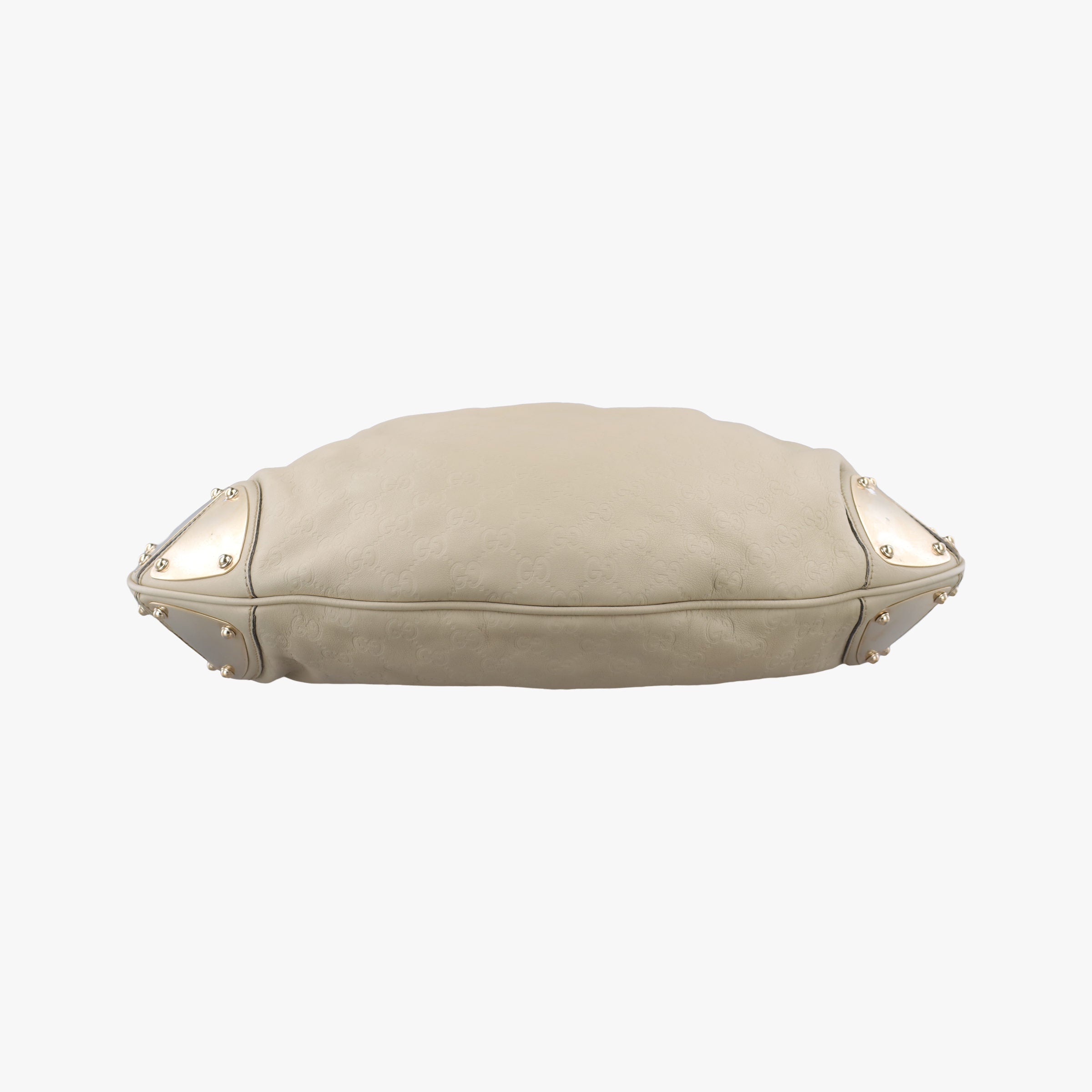 Pre-owned Gucci Bamboo Babouska Indy Hobo White Leather 177088 shoulderbag | stylenewstar