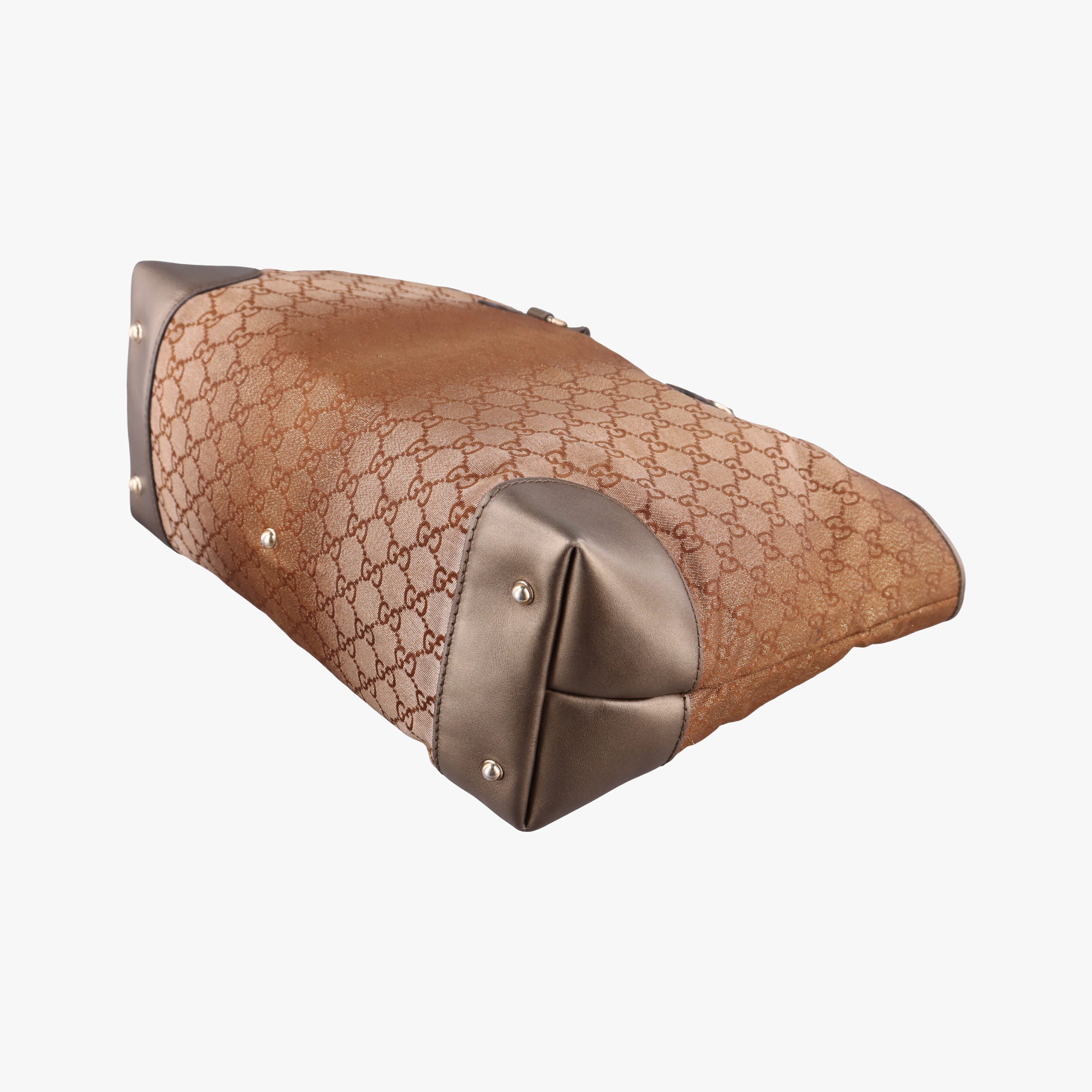 Vintage Gucci Heart Bit charm Golden Canvas×Leather 269956 shoulderbag | stylenewstar