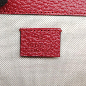 Pre-owned Gucci Dionysus Red Leather 400249 shoulderbag | stylenewstar